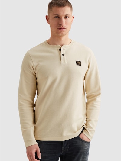 PME Legend Hemd 'Henley T-shirt with long sleeves'‌‌‌‌ in S in beige, Produktansicht