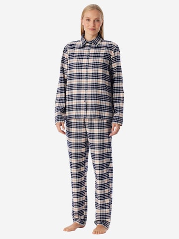 SCHIESSER Pajama ' X-Mas Gifting ' in Beige: front