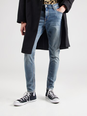 JACK & JONES Slimfit Jeans 'JJIPETE JJORIGINAL' i blå: forside