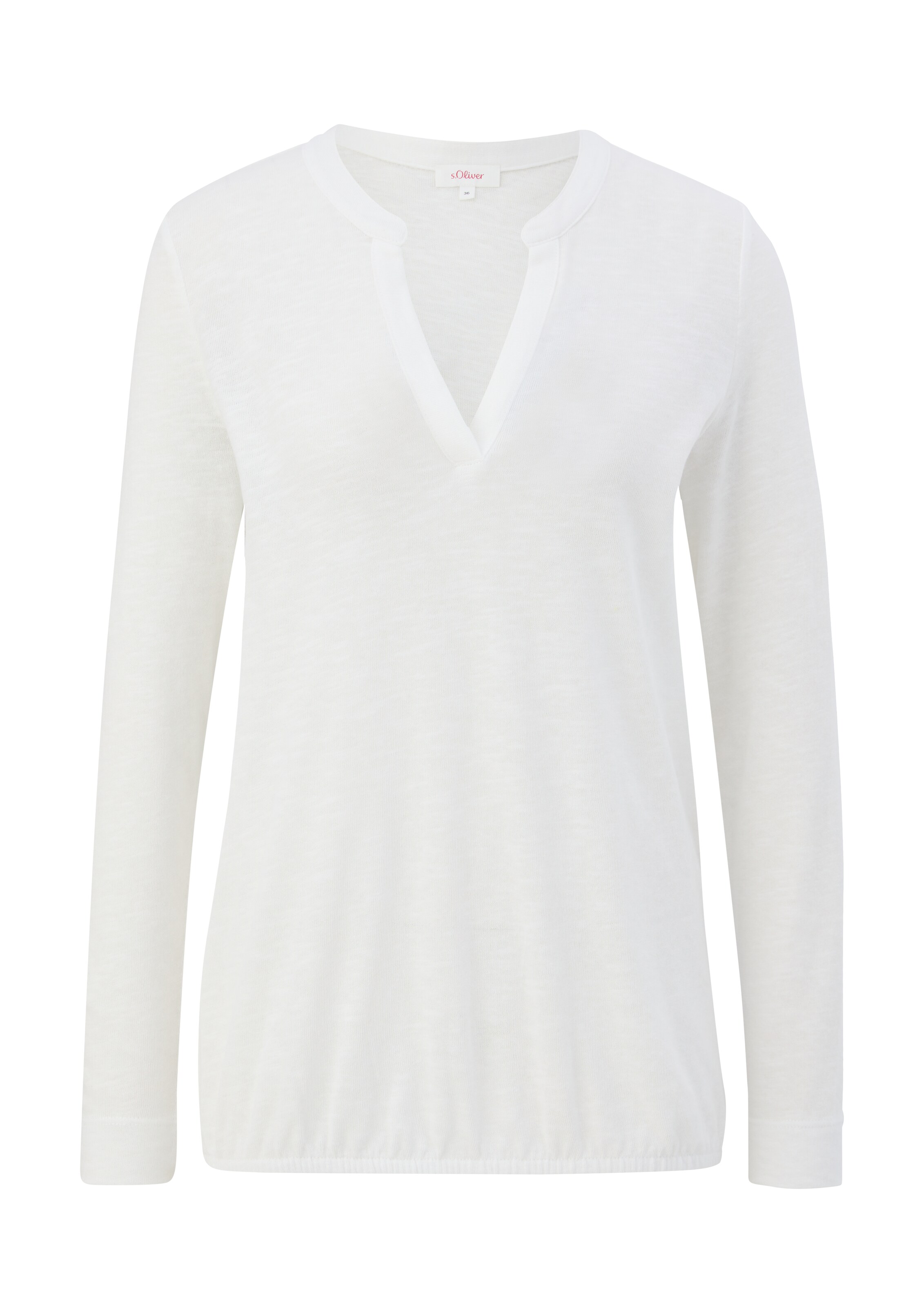 T-shirt s.Oliver en blanc : devant