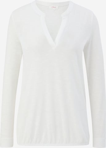 s.Oliver - Camiseta en blanco: frente