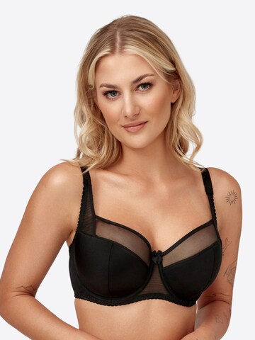 Azal T-shirt Bra 'Nikola' in Black
