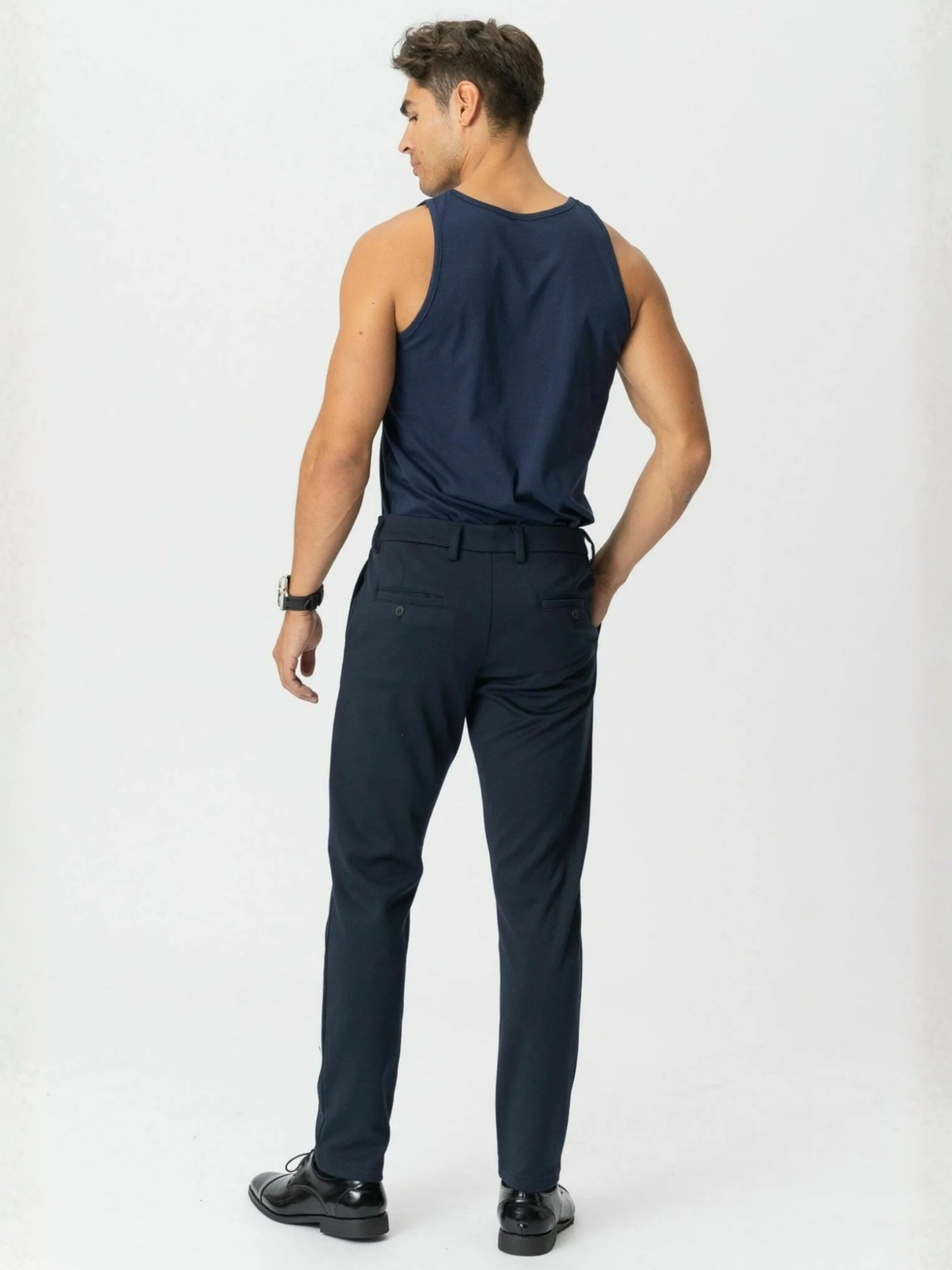 T-Shirt ' Basic Tanktop ' TEESHOPPEN en bleu