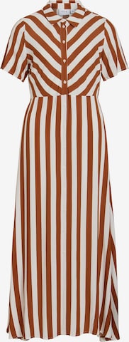 Robe fourreau 'VIAya' VILA en marron : devant