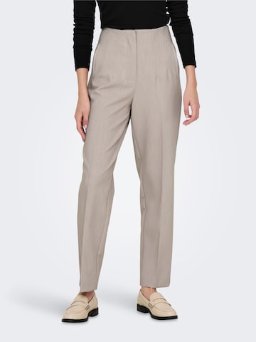 ONLY - regular Pantalón de pinzas 'ONLRaven' en beige: frente