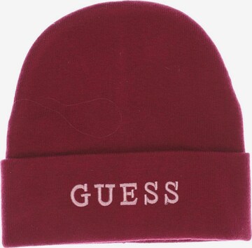 GUESS Hat & Cap in M in Red: front