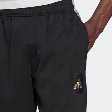 ADIDAS SPORTSWEAR Tapered Sporthose 'Tiro Pride' in Schwarz
