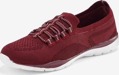 LASCANA Slip On in bordeaux / weiß, Produktansicht
