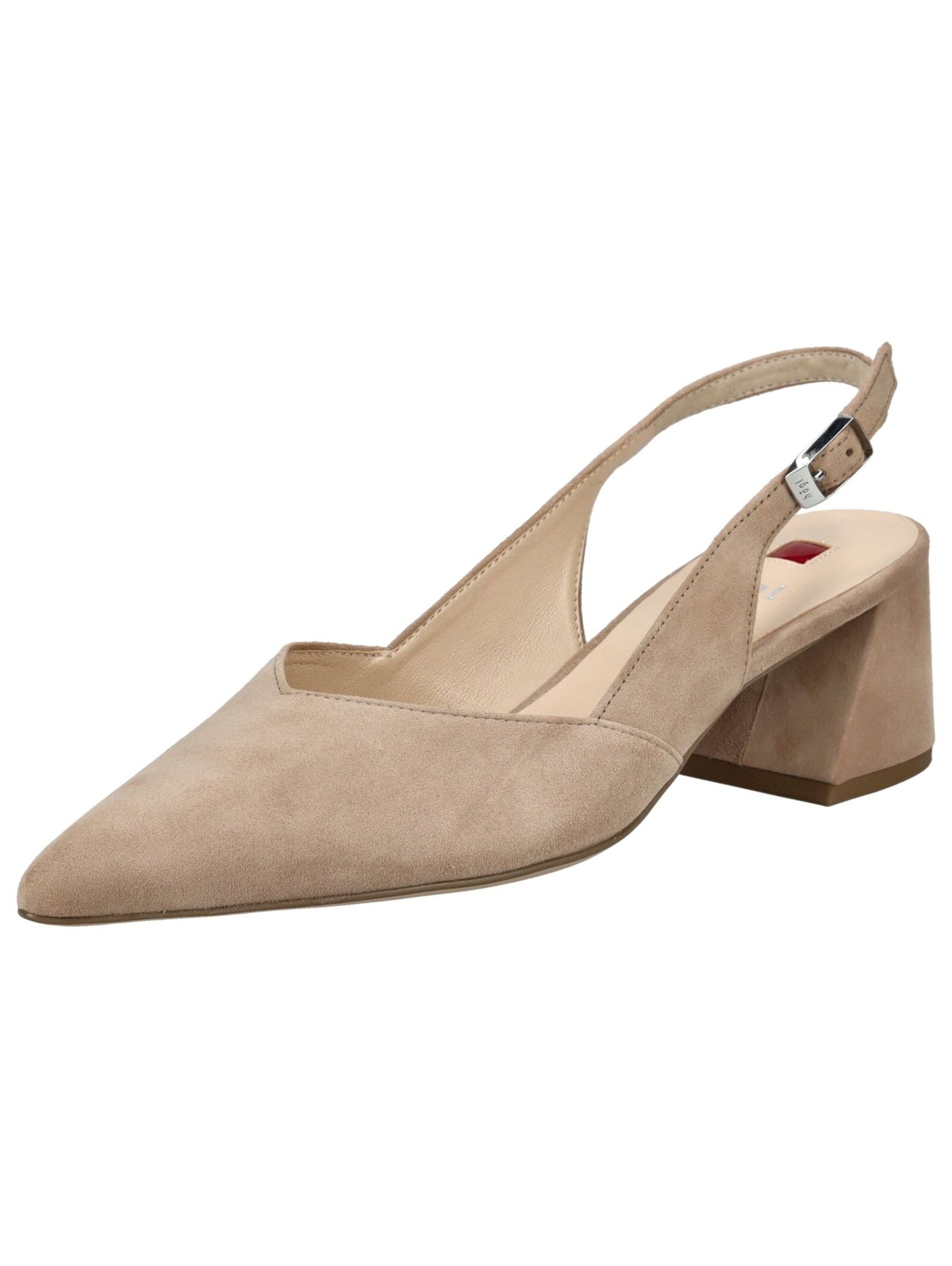 Décolleté sling di Högl in beige: frontale