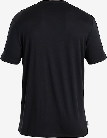 ICEBREAKER Funkcionalna majica 'Tech Lite III' | črna barva