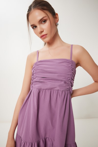 Happiness İstanbul Zomerjurk in de kleur Lavendel, Productweergave