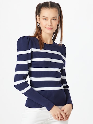 Pull-over 'SALLY' ONLY en bleu : devant