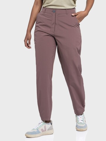 Schöffel Regular Hose lang ' Urban CIRC Pants Style Baguio WMS ' in Lila: Vorderseite