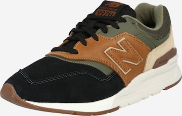 Sneaker bassa '997' di new balance in marrone: frontale