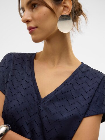 VERO MODA Футболка 'VMTHAS' в Синий