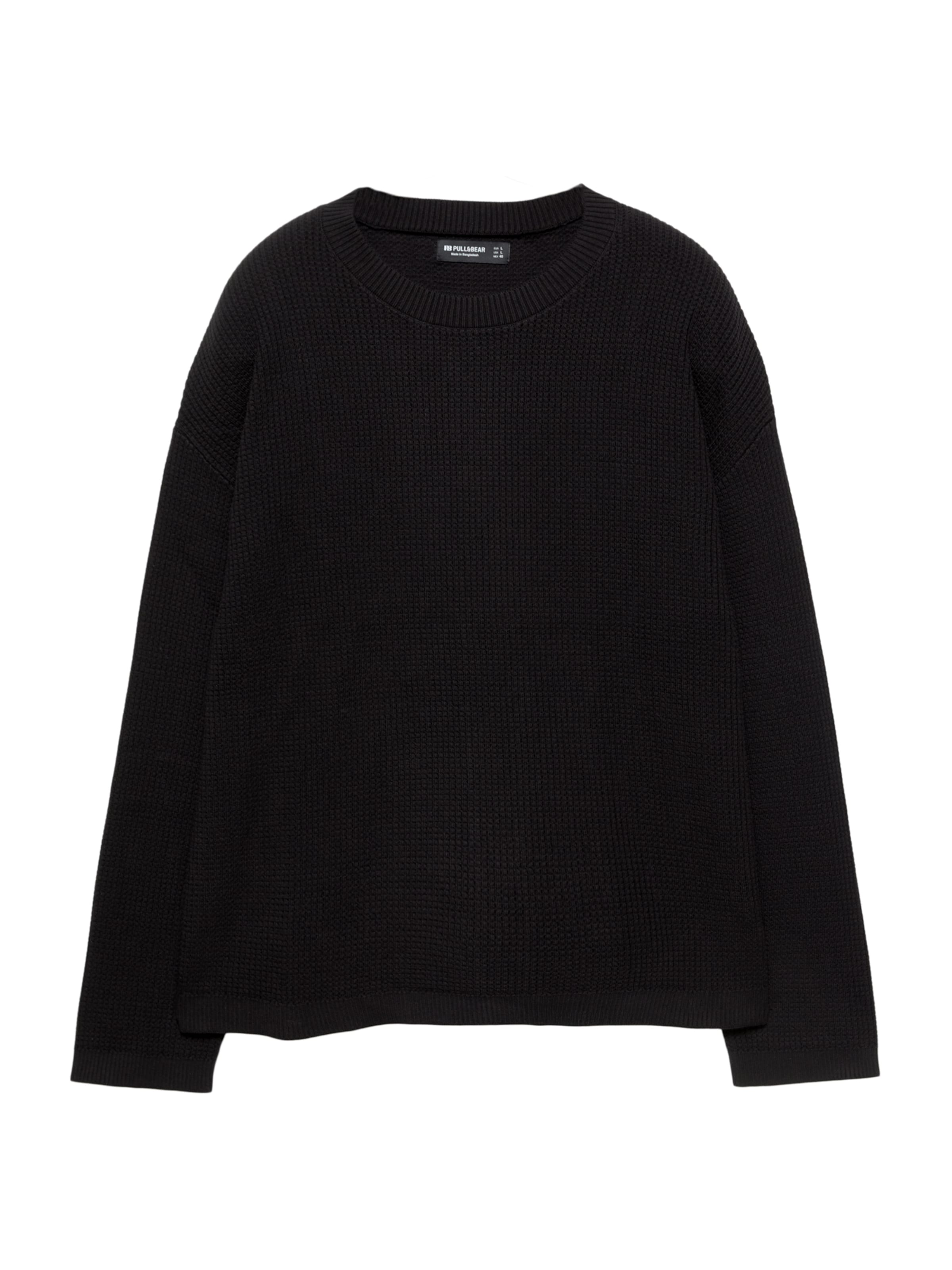 fekete Pull&Bear Pulóver, Termék nézet