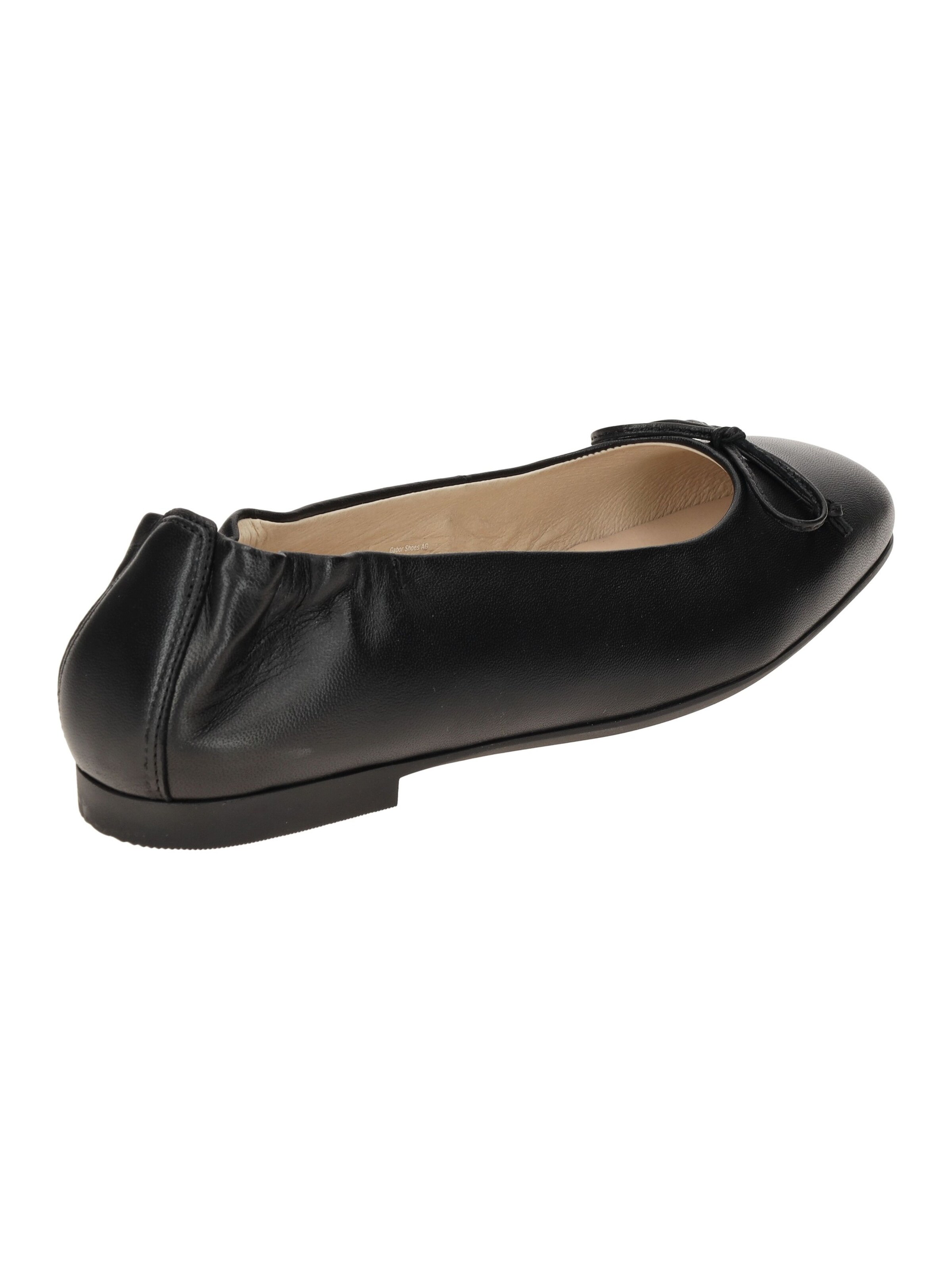 GABOR Ballerina 'Gabor comfort Ballerina schwarz Nappa 62.611.57' in Schwarz