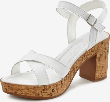 LASCANA Sandal i vit: framsida