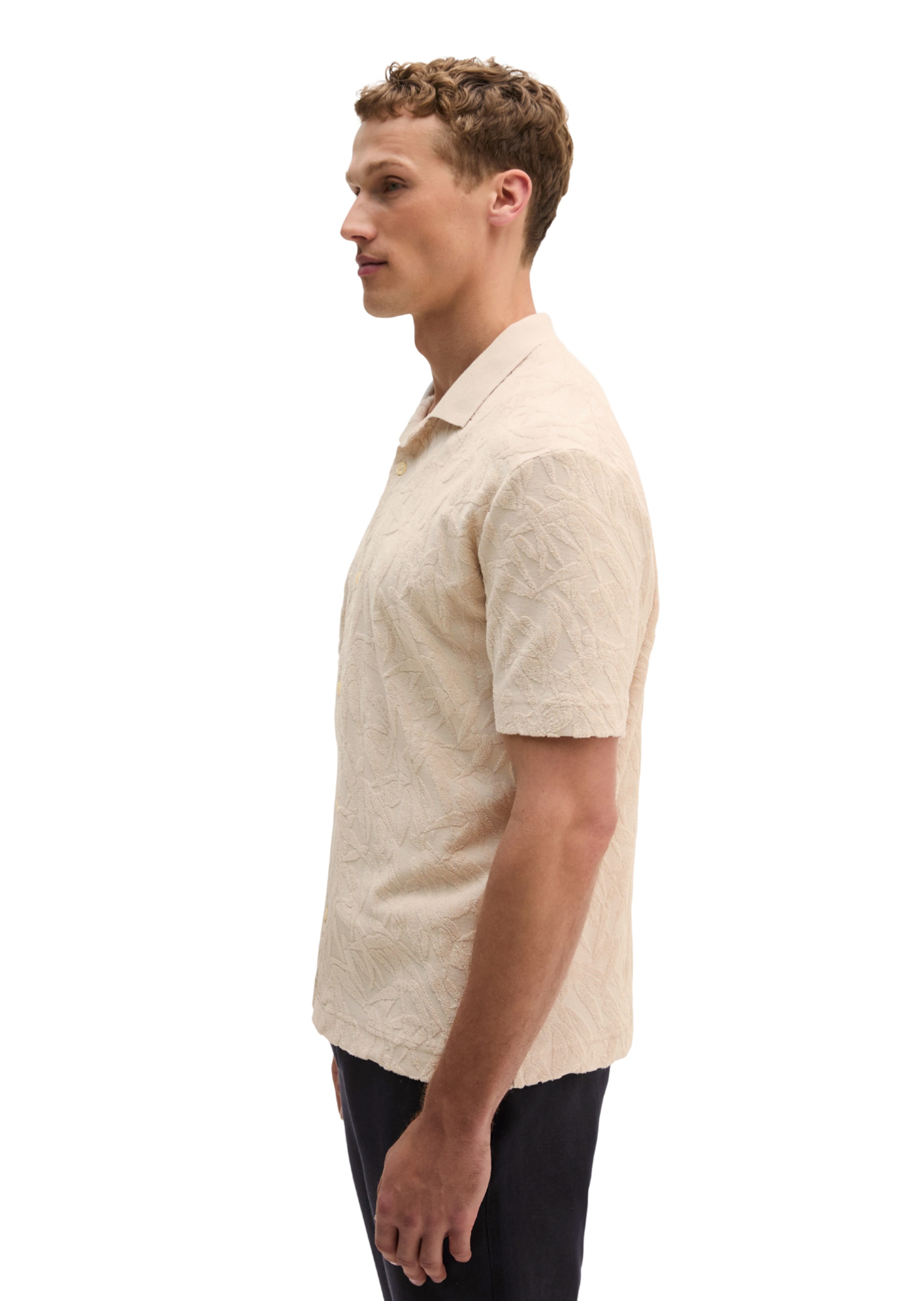 Coupe regular Chemise Marc O'Polo en beige