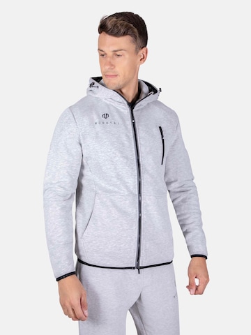 MOROTAI Sportsweatjacke 'NEO' in Grau