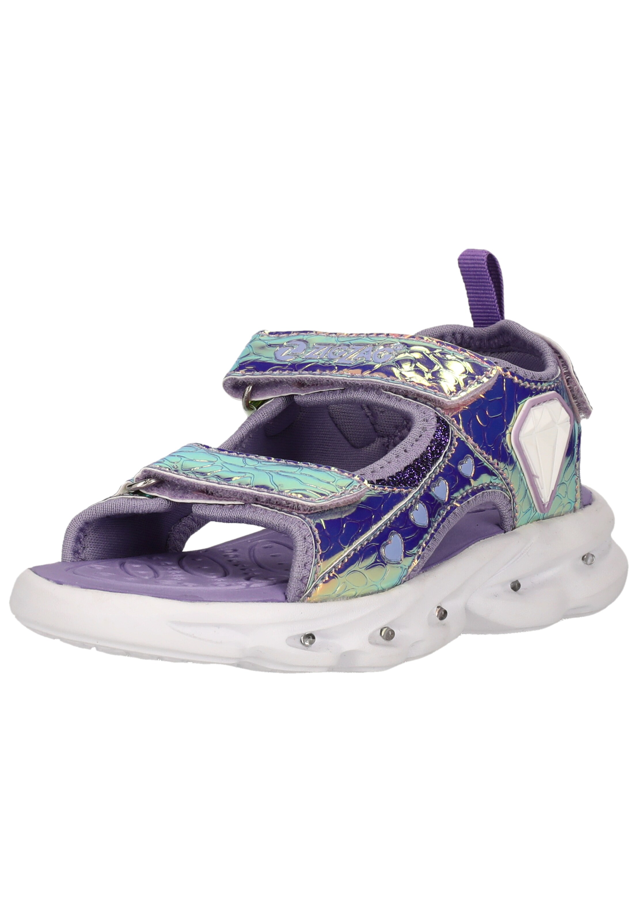 ZigZag Sandals & Slippers 'Clematis' in Purple: front
