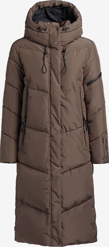 khujo Winter Coat 'Sonje5' in Brown: front