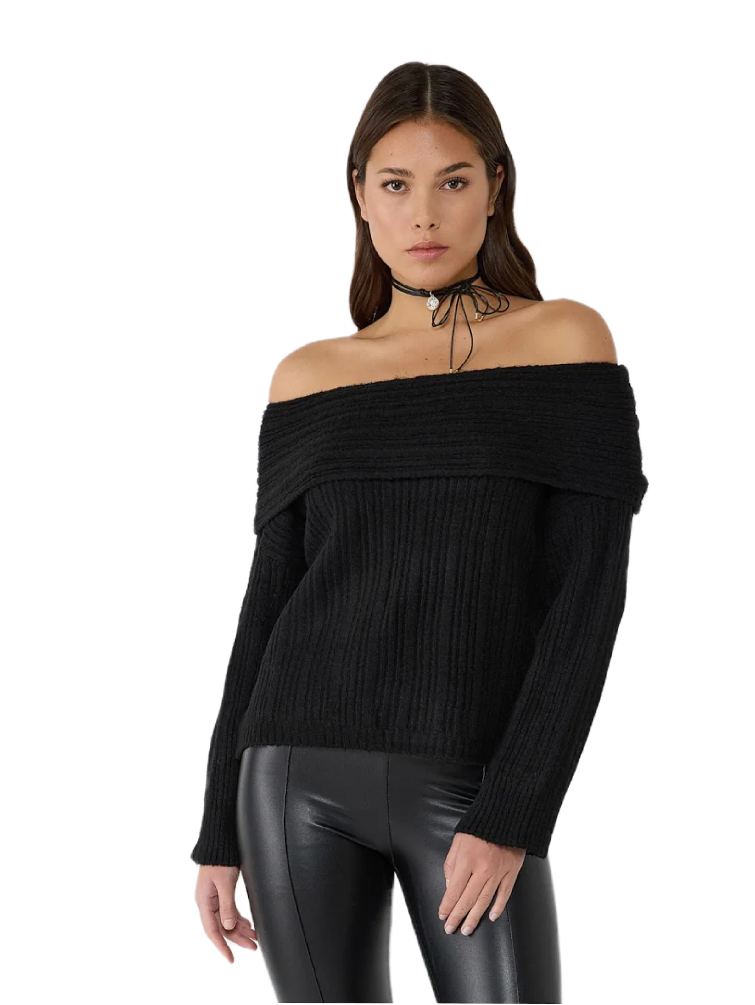 No Matter What Pullover in Schwarz: Vorderseite