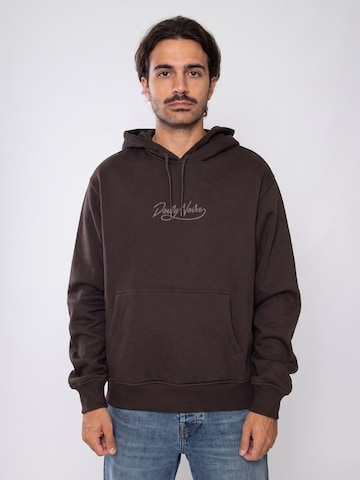 DOLLY NOIRE Sweatshirt 'HOODIE COFFEE BEAN'‌‌‌‌‌‌‌‌‌ in Braun: Vorderseite