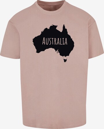 Maglietta 'Australia' di Merchcode in rosa: frontale