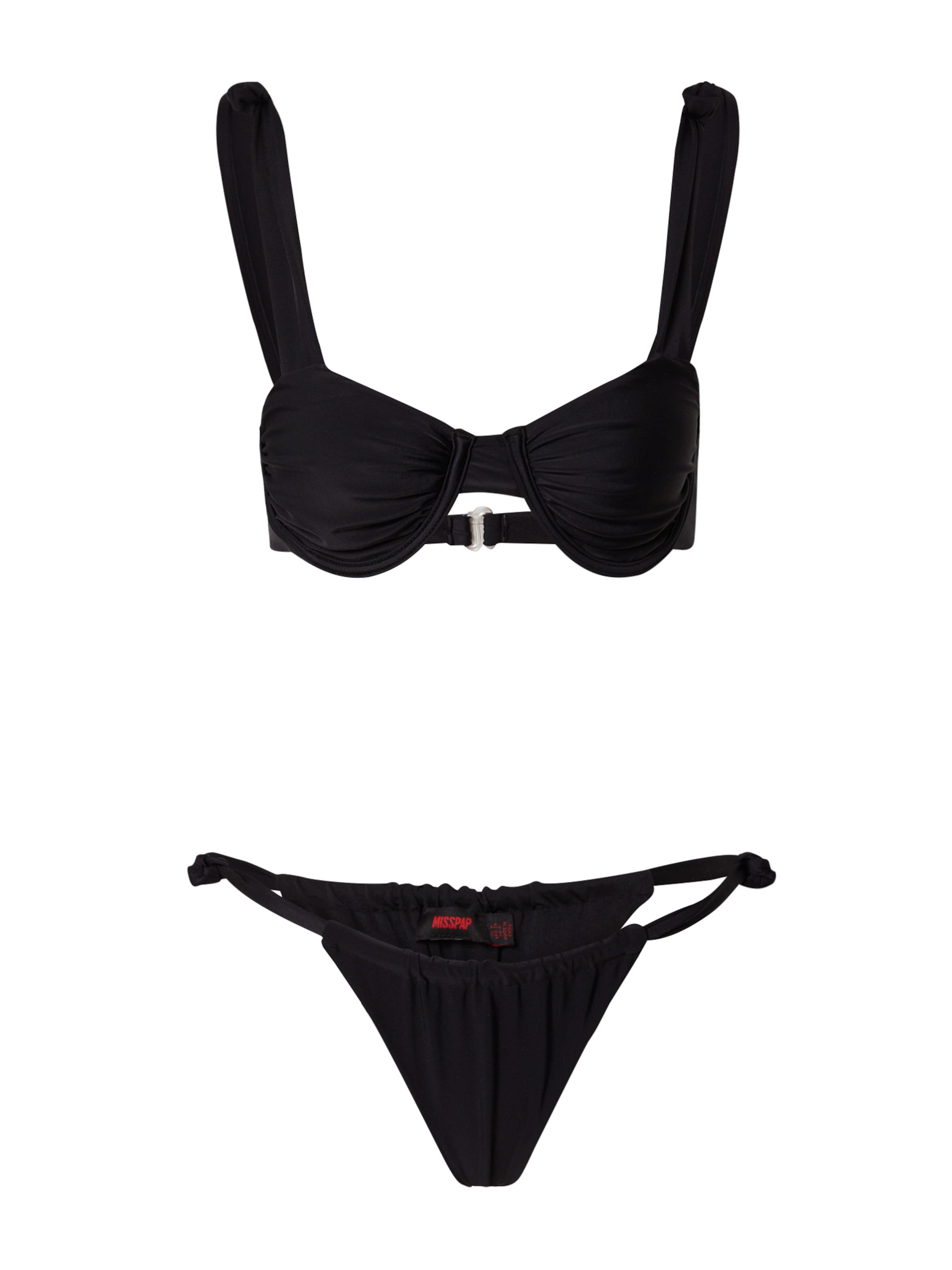 Misspap Bikini i svart: framsida