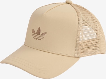 ADIDAS ORIGINALS Cap 'Adicolor Classic' in Beige: front