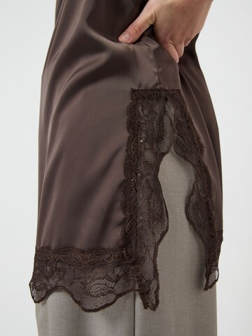 YAS Bluse 'YASFrankie' i brun