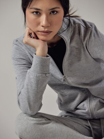 Sweat-shirt 'Felpa con Zip' OWN Off With Nature en gris