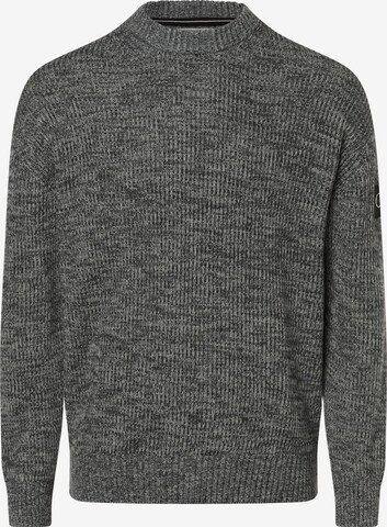 Calvin Klein Jeans Sweater in Grey: front