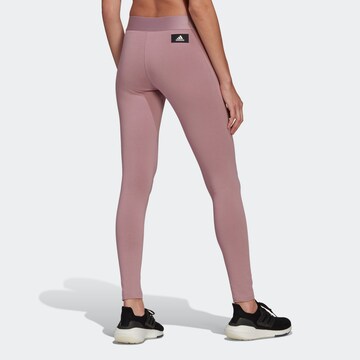 ADIDAS PERFORMANCE Skinny Sporthose in Lila