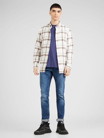 JACK & JONES Regular Fit Hemd 'COZY' in Weiß