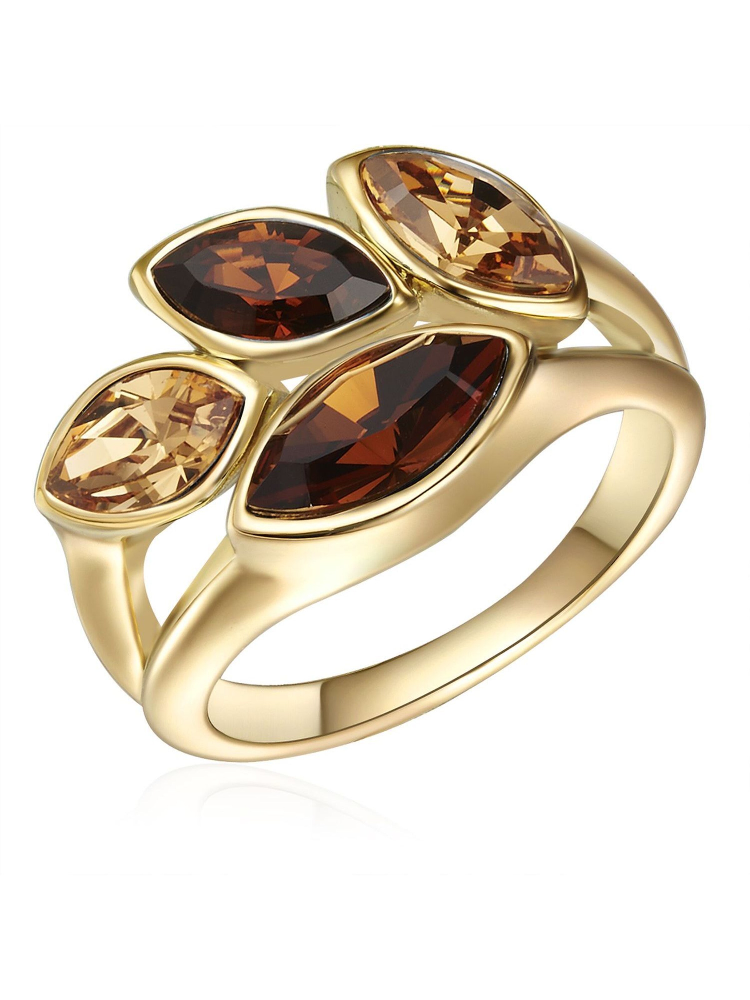 Lulu & Jane Ring in Gold: front