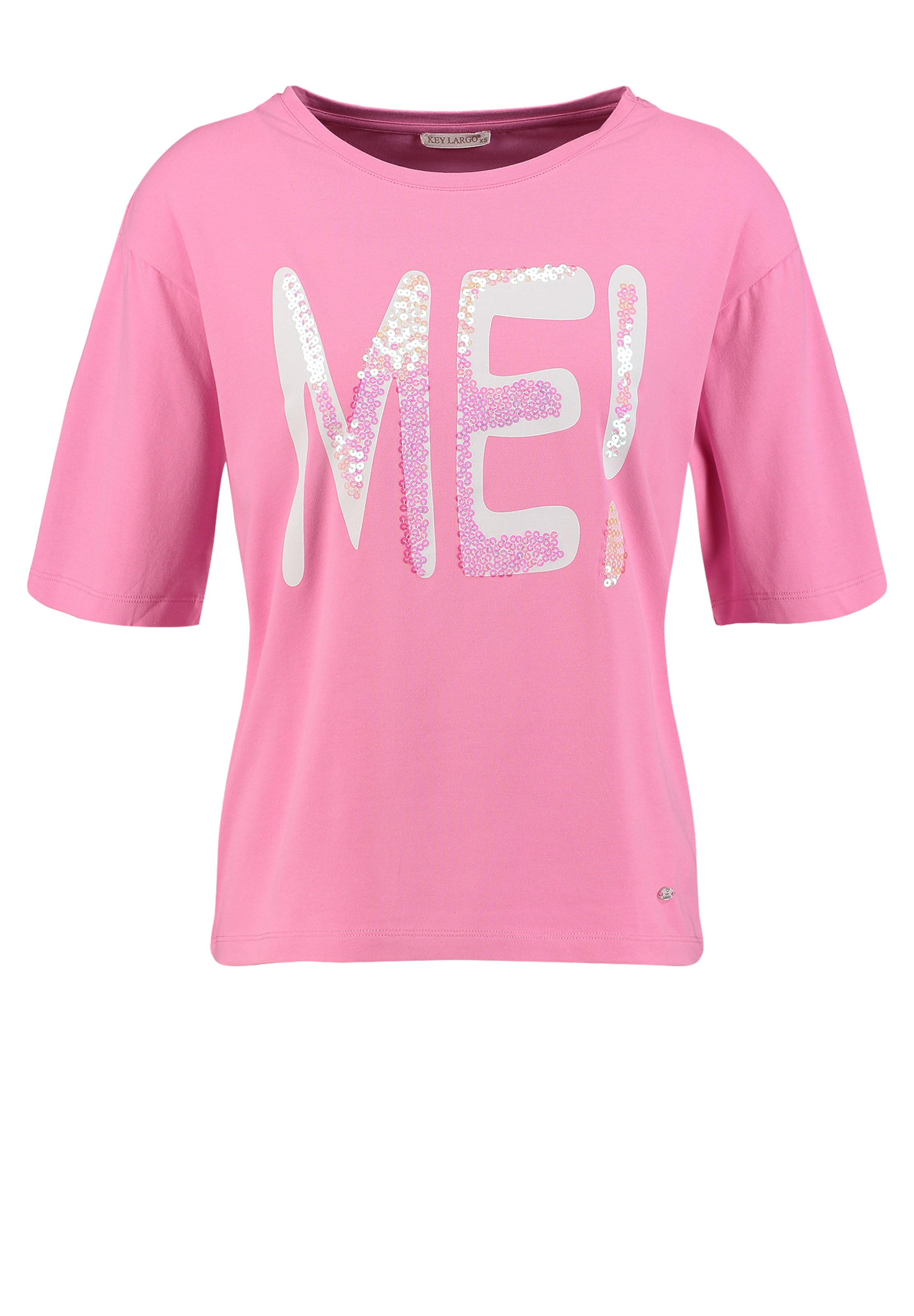 Key Largo T-Shirt 'ME' in Pink: Vorderseite
