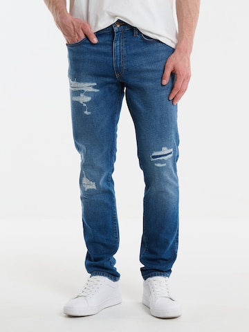 BIG STAR Regular Jeans 'Terry' in Blauw: voorkant