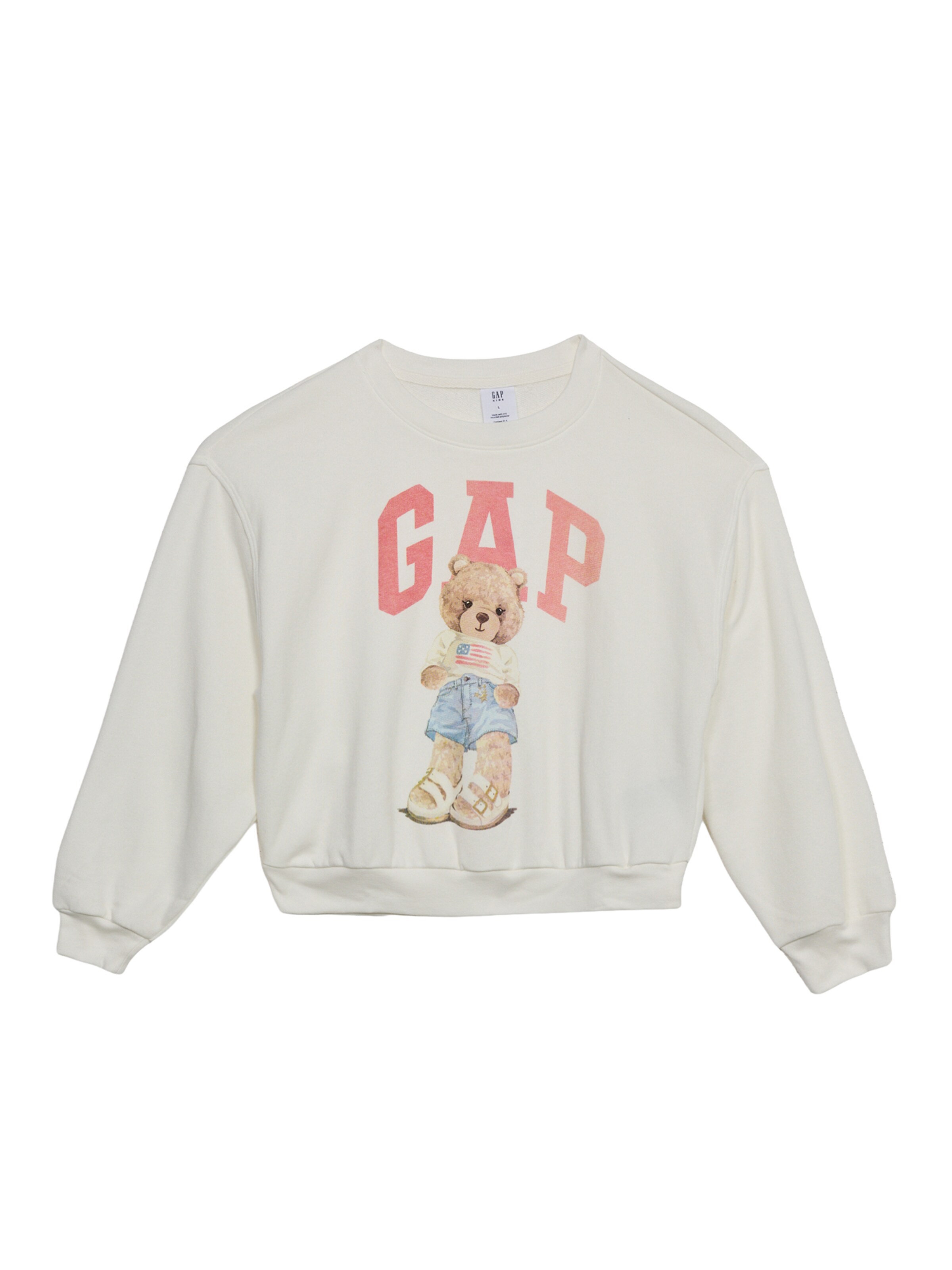 Sweat-shirt GAP en blanc : devant