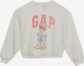 Sweat-shirt GAP en blanc : devant