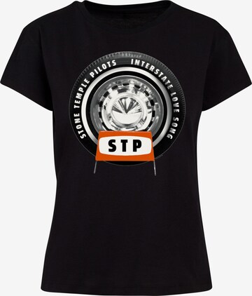 Merchcode Shirt 'Stone Temple Pilots - Interstate Love Song' in Zwart: voorkant