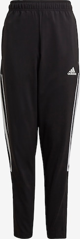 ADIDAS PERFORMANCE Tapered Sportbroek 'Tiro 21 ' in Zwart: voorkant