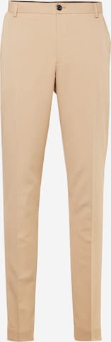 Regular Pantalon chino Lindbergh en beige : devant