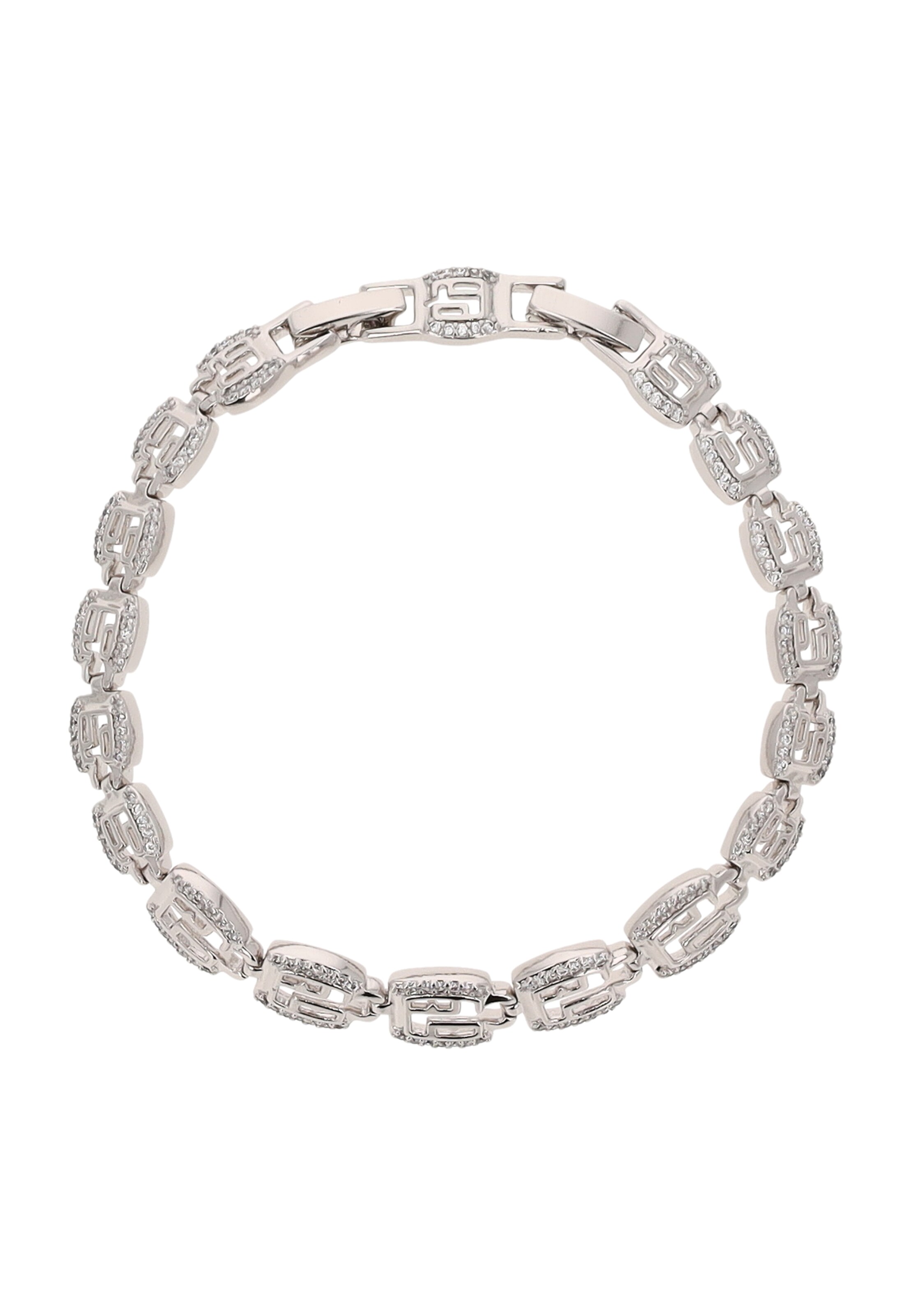 faina - Pulseira em prata: frente