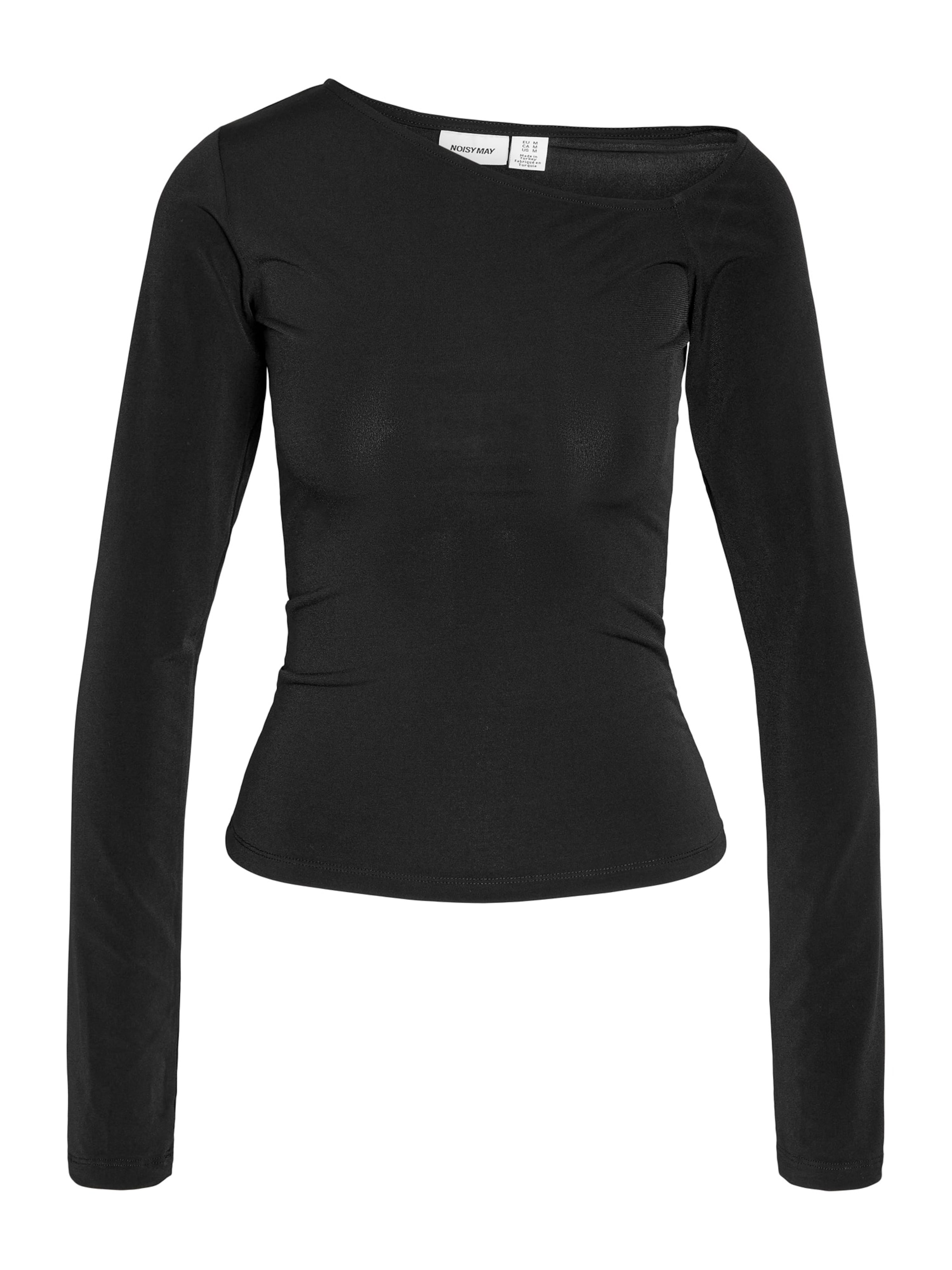 Tricou 'NMBELLA TULLA' de la Noisy may pe negru: față