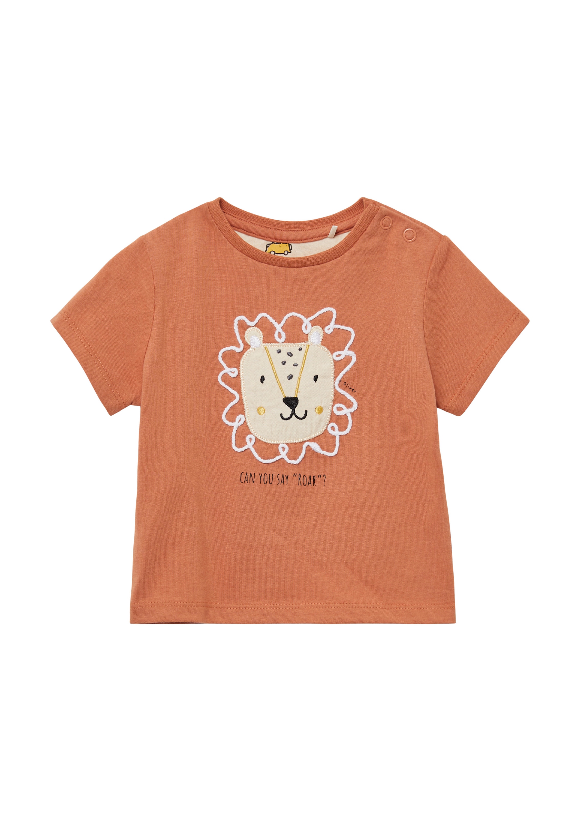 s.Oliver Shirt in Oranje: voorkant