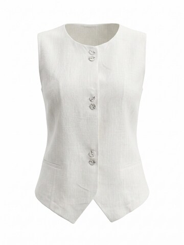 Viore Vest in Beige: front
