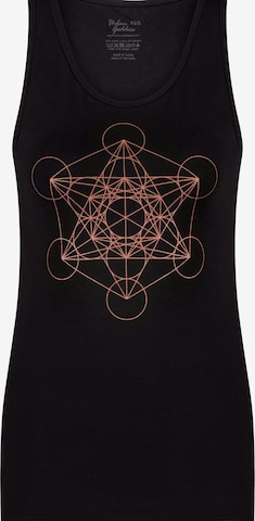 Urban Goddess Yoga & Activewear Sports Top 'Metatron Core Yoga sports' in Black: front