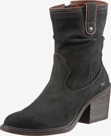 MUSTANG Ankle Boots in Grey: front